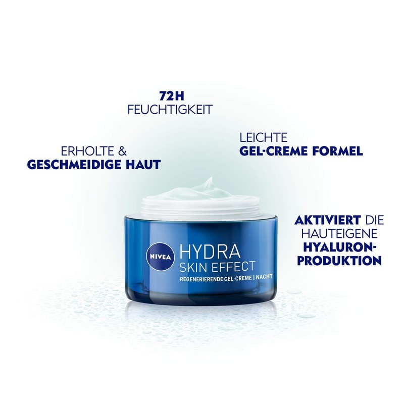 NIVEA Hydra Skin Effect Regenerating Gel Cream (50 ml), Night