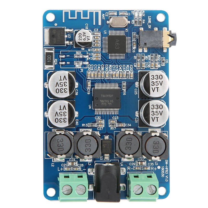 TDA7492P 2x25W Bluetooth V2.1 Audio Power Amplifier Board with AUX