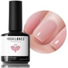Modelones Esmalte de Uñas en Gel Nude Translúcido, Rosa Transparente,