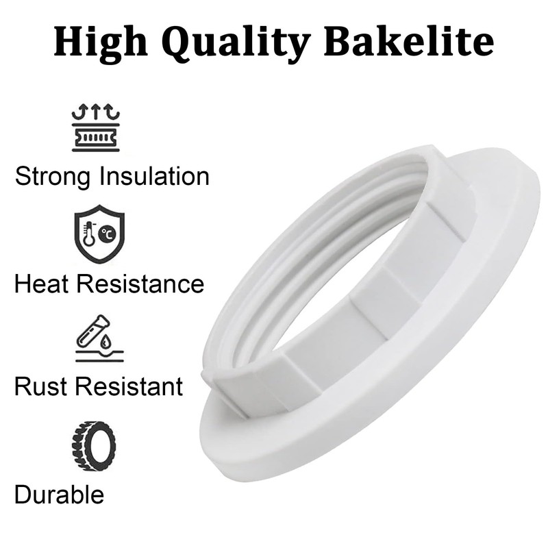 4 Pack Lamp Shade Reducer Ring, E27 Lamp Shade Reducer