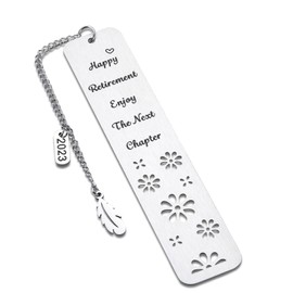 Retirement Gifts for Women Men 2023 Happy Retirement Bookmarks Gifts Coworker Leaving Gifts Retired Employee Appreciation Gifts Colleague Teacher Nurse Coach Boss Leader Friends Going Away Gifts