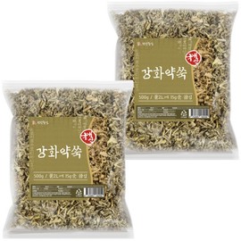 Domestic dried Ganghwa medicinal mugwort, lion's foot mugwort (2 500g packs) / 국내산 말린 강화약쑥 사자발쑥 500g 2개