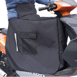 Beinschutz mit Winter-Fleece für Motorroller Roller Fahrrad Regenschutz Wetterschutz Abdeck-Nässeschutz-Plane Beindecke [088]