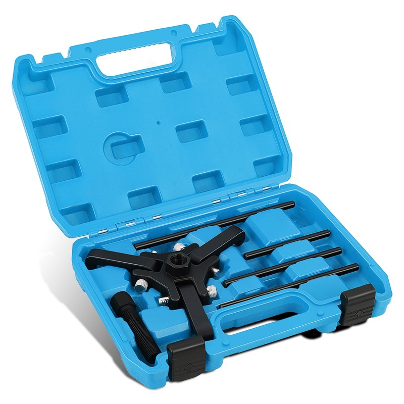 DNA MOTORING Harmonic Balancer Pulley Puller 6-pcs Set 3-Jaw Puller