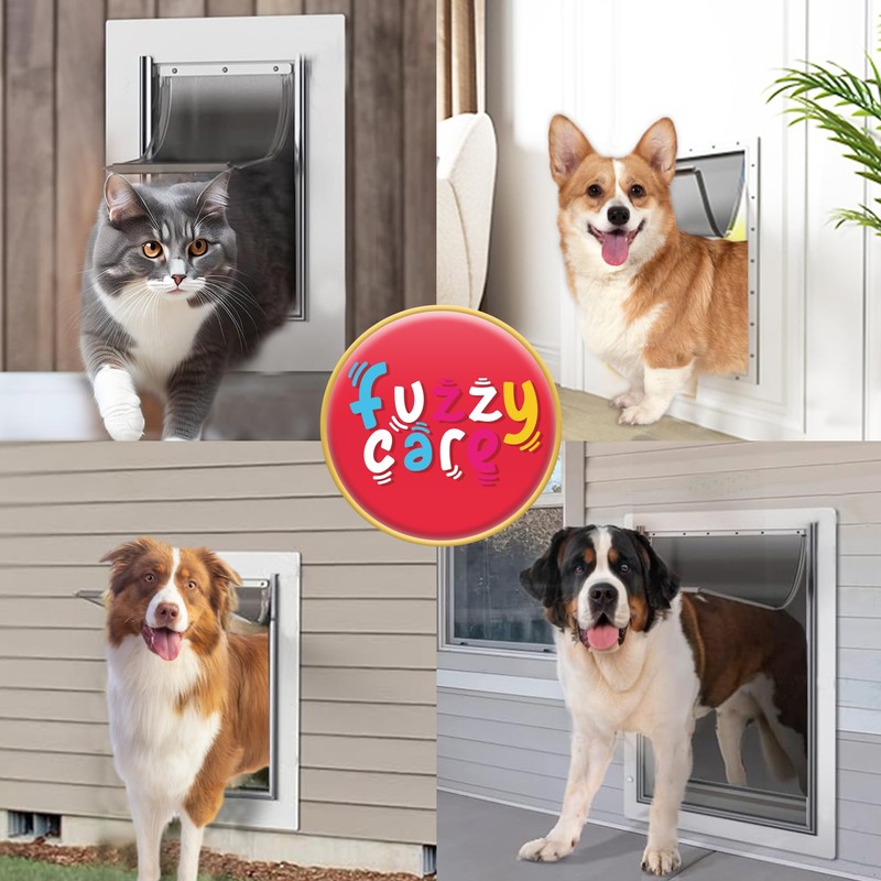 2PACK Extra Large Dog Door Replacement Flap with Screws,Doggie Door