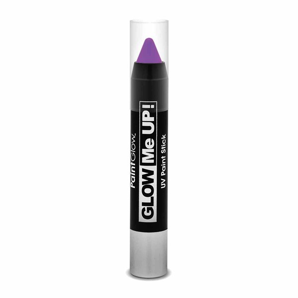 PaintGlow, Neon UV Paint Stick, Violet, 3.5g