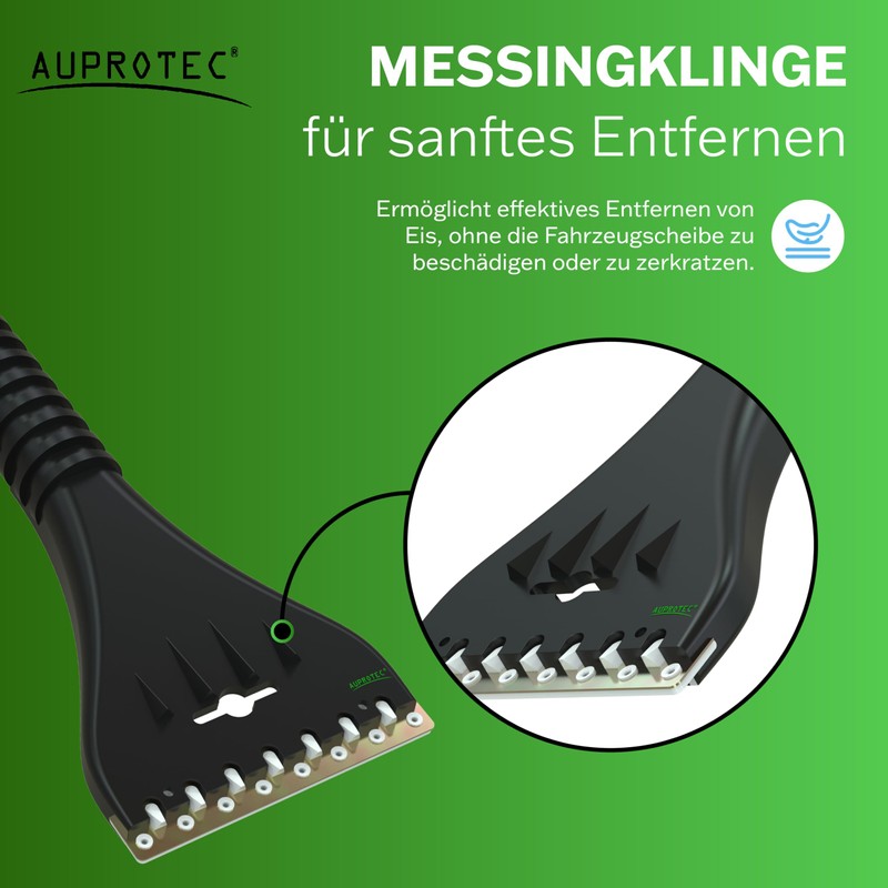 AUPROTEC AE 1 Ice Scraper with Double Blade Brass +