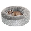 Furhaven 23" Round Donut Dog Bed for Indoor Cats &