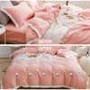 MQUPIN Quilt Fixing Clips,16 Pcs Duvet Cover Clips,Mushroom Round Fixing