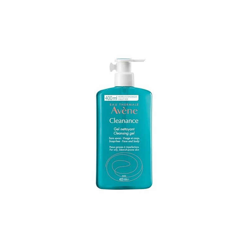 Avène Cleanance, Gel Limpiador para Piel Grasa, 400ml