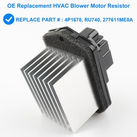 Allmotorparts HVAC Blower Motor Resistor Compatible with Infiniti Mazda - 2007-2015 CX-9, 2011-2013 M37 & M56, 2014-2019 Q70, 2015-2019 Q70L - Replace 4P1678, RU740, RU-740, 277611ME0A, L20661B15A