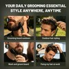 Folding Pocket Beard Comb for Men, G10 Handle, Folding &
