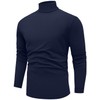 Sailwind Men's Thermal Pullover Sweater with Lightweight Turtleneck and Long