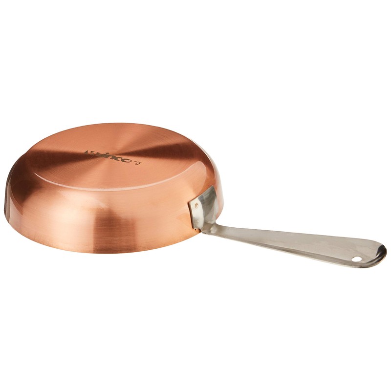 WINCO Mini Fry Pan, 1-3/8″, Copper