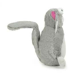 goDog Action Plush Squirrel Animated Squeaker Dog Toy, Battery-Free Bite-Activated Motion, Reinforced Seams