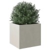 Silver 12.6"x11.8"x11.4" Stainless Steel Planter Flower Pots & Planters Productcolor: