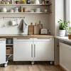Ravinte 10 Pack Black Cabinet Pulls 18 Inch Square Kitchen