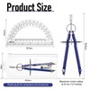 EBOOT Student Geometry Math Set, Drawing Compass and 6 Inch