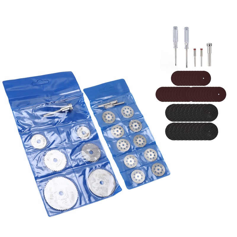 Cutting Wheel Set HSS Circular Saw Blades Resin Discs Screwdrivers