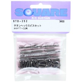 Square Titanium Hex Screw Set (for Tamiya TT-02) STD-252