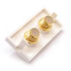 kenable Faceplate Module Twin F Type Satellite Panel Mount Stub