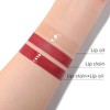 FOCALLURE 2-in-1 Lip Stain & Gloss Oil, Long-Lasting Transfer Proof