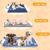 Dog Heating Pad 34"*21" for Outdoor Cat, Heated Dog Bed