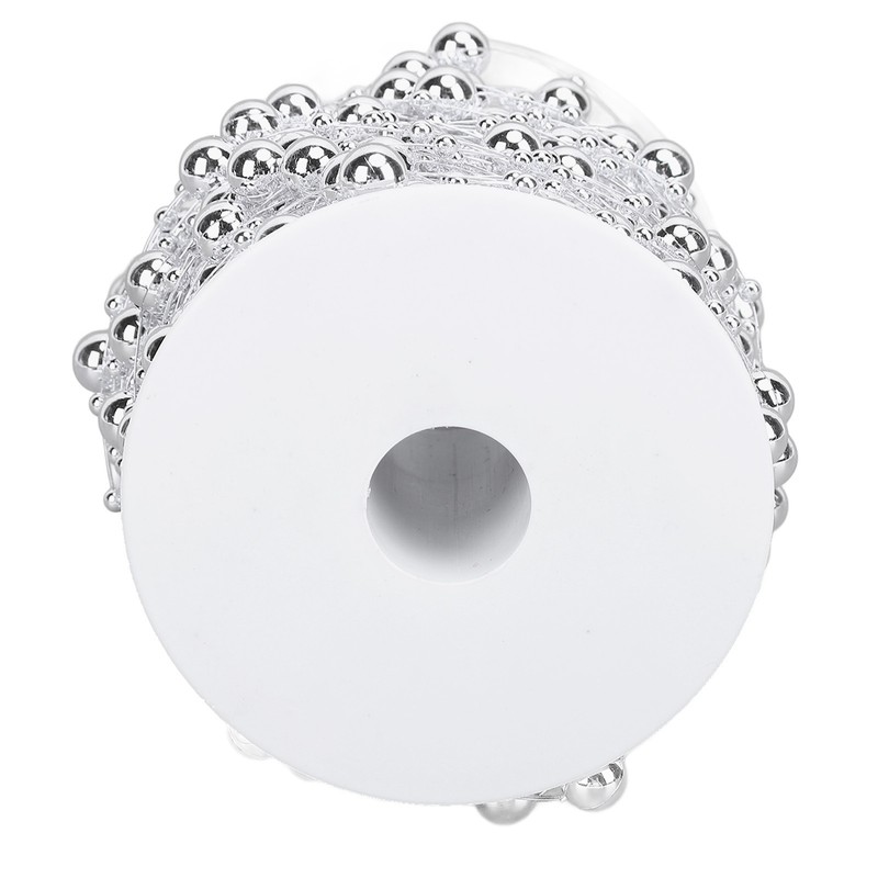 1 Roll Pearl Beads Chain Artificial Pearl Strand Trim String