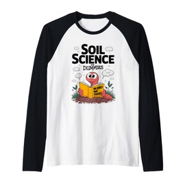 Soil Science Earthworm in Dirt We Trust Raglan Baseball Tee