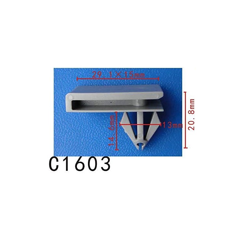 Autobahn88 Rocker Panel Molding Clip, kompatibel mit GM (OEM: 15221959)
