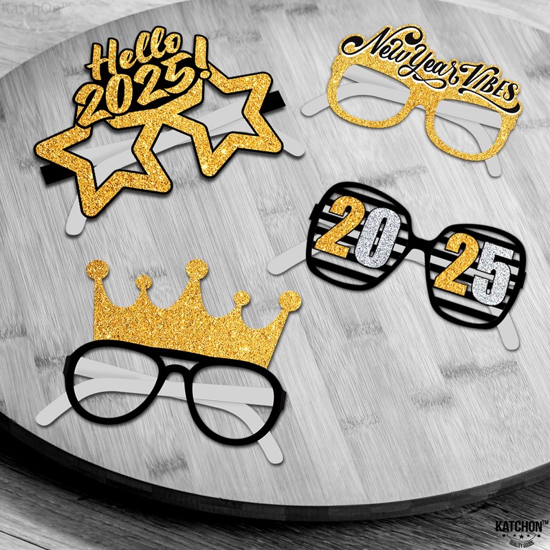 KatchOn, New Years Eve 2025 Glasses - Pack of 12