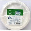 Paper Plates 8.7 inches (22 cm) Heavy Duty Paper Plates,