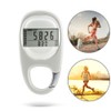 Simple 3D Digital Pedometer Portable Walking Step Counter with Carabiner