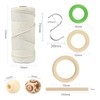 LECZIVOEN Macrame Kit, All in Macrame Supplies 109Yards x 3mm