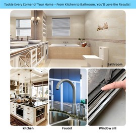 Crevice Cleaning Brush, Hard Bristle Crevice Cleaning Brush， Household Cleaning Brushes, Gap Cleaning Brushes for Toilet, Bathrooms, Kitchens, Bathtub, Sink, Windows，12pcs