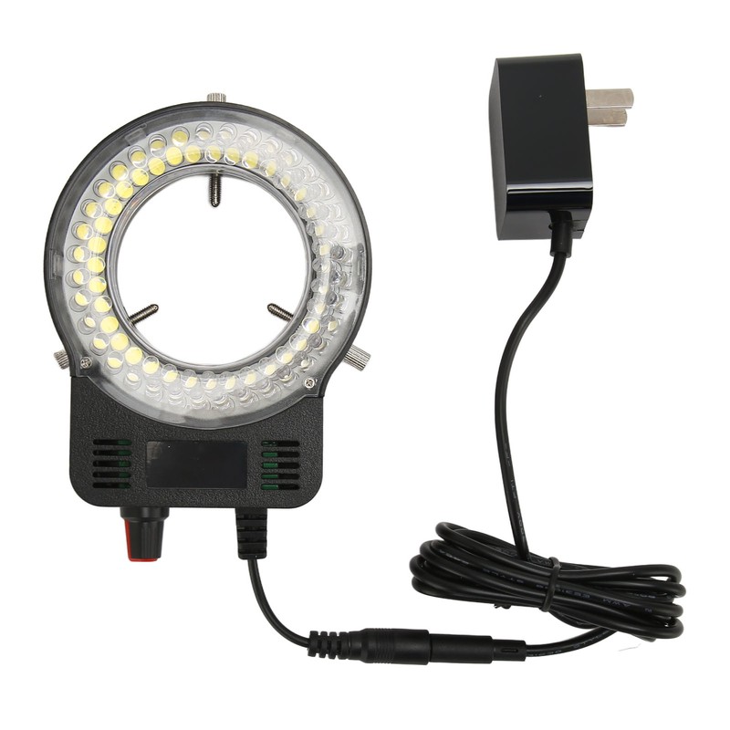 Microscope Ring Light 52 LED Beads Adjustable Easy Mounting Ring