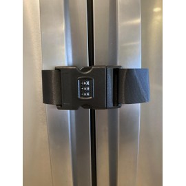 No Adhesive Child Safety Fridge Lock Latch KIT, with Three Digits Combination Lock