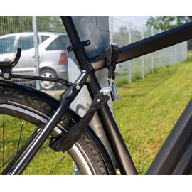 AGT Chain Lock: Bicycle & Motorcycle Chain Lock 5mm Steel Special Hardened 95cm (Scooter Chain Lock, Bicycle Locks, Accessories)