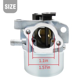 Hoypeyfiy 790845 799866 Carburettor Carb Kit with Gasket, Replacement for BS Engines 12F802 12F805 12F807 12F809 12F812 12F882 12F887 Replacement for Toro 20066 20067 20068 20090 20090C