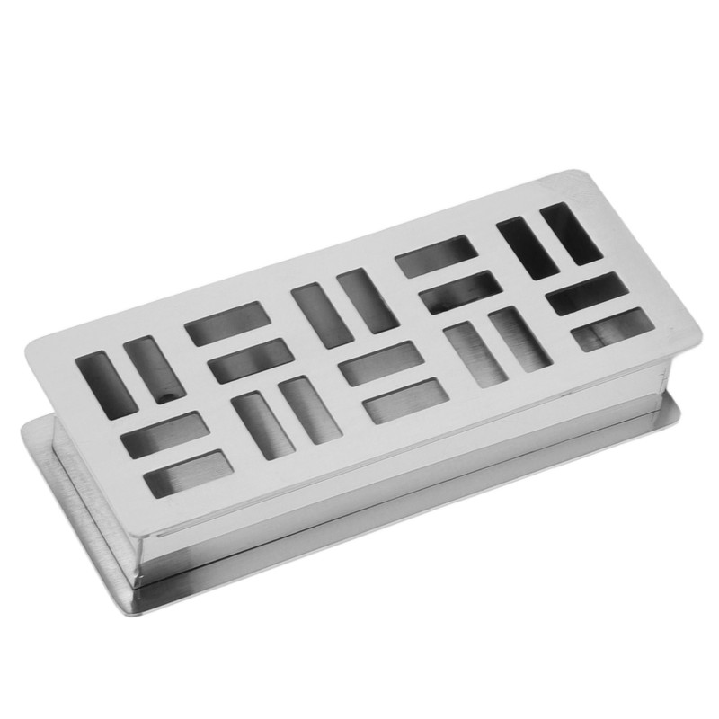 Stainless Steel Toothpick Holder Hollowed Out Rust Prevention Rectangle Toothpick