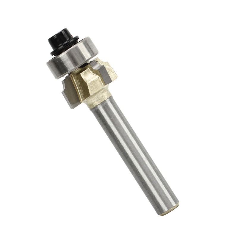 1/4in Shank Architectural Router Bit 4 Flute Round Corner Molding
