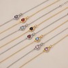 JSJOY Birthstone Bracelets for Women Gifts for Christmas Dainty Gold