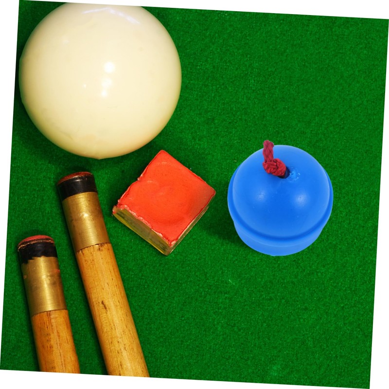 WHAMVOX 3pcs Snooker Pool Cue Chalk Holder Rubber Chalk Holders