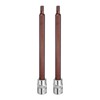 sourcing map 4mm Hex Bit Socket 1/4" Drive SAE S2