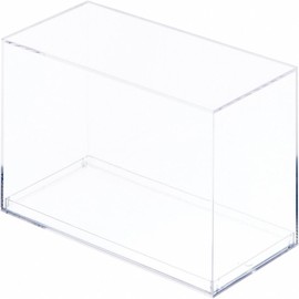Large Clear Box Acrylic Display Case for 1:30 Scale Cars 6.7 x 4 x 5.3 Inch Makeup Organizer Acrylic Storage with Lid, Clear Plastic Display Box, 1 Piece Cosmetic Case