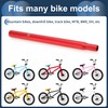 INFINAUTO Bicycle Seatpost 27.2x350mm Bicycle Saddle Post Seat Tube Aluminum