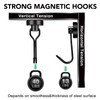 MIKEDE Magnetic Hooks 4 Pack 40Lbs Heavy Duty Neodymium Magnet