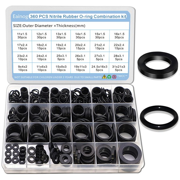 TWCC 6 Size Water Hose Gasket and 18 Size O