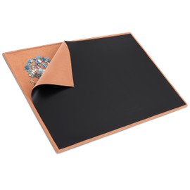 Jumbl 1500-Piece Puzzle Board with Sorting Trays | Lightweight, Portable Jigsaw Puzzle Assembly Tray with Non-Slip Felt Surface, Edged Border & Extra Large Workspace | Table Measures 25” x 35”