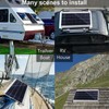 8W Solar Panel Kit Flexible Bendable Monocrystalline Portable Solar Battery